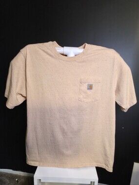 Carhartt Pocket Tee in Light Peach with Speckle